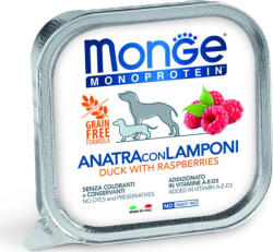 Monge MONOPROTEIN Fruits Paté kacsa-málna 150 g