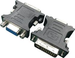 Gembird ADAPTOR video GEMBIRD, DVI-I DL (T) la VGA (M), black, A-DVI-VGA-BK (timbru verde 0.08 lei)