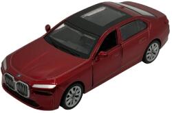  Macheta BMW Seria 7 rosu 1: 34 replica metal usi deschise cu resort
