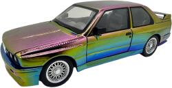 Jinlifang Macheta BMW M3 E30 maro nichelat cameleon 1: 24 metal lumini si sunete usi capota si portbagaj functionale (JPT)