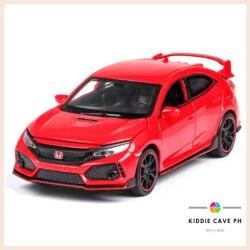 Welly Macheta Honda Civic Type R rosu Welly 1: 32 replica metal usi capota si portbagaj deschise cu resort (JPT)