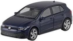 Welly Macheta Volkswagen Golf 8 GTI albastru1: 34 replica metal usi deschise cu resort (JPT)
