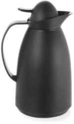 HENDI Termosz kancsó üvegbetéttel, HENDI, 1L, Fekete, ⌀140x(H)268mm (449608)