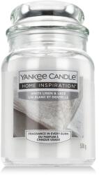 Yankee Candle Home Inspiration® ароматна свещ 538 g тип White Linen & Lace