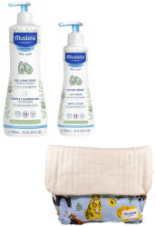 Mustela Промо комплект Mustela Hydra Bebe - Лосион за тяло, измиващ гел + раничка - ozone