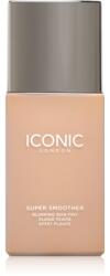 ICONIC London Super Smoother tartós matt alapozó árnyalat Warm Medium 30 ml