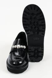 Karl Lagerfeld лоуфъри дамски от кожа Lowell (KL42221.000)