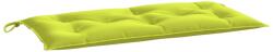 vidaXL élénkzöld oxford szövet kerti padpárna 110 x 50 x 7 cm 361822 (361822)