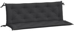 vidaXL 2 db fekete oxford szövet kerti padpárna 150 x 50 x 7 cm 361704 (361704)
