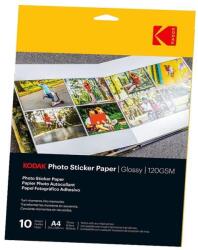Kodak fotópapír ragasztható matrica, A6 10x15cm fényes 120g 20db (KO-3510652) - primatinta