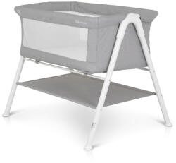 Moni Kalinihta újszülött babaágy önálló, 11 kg, 1 szint fehér láb szürke