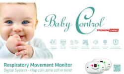 Baby Control Premium TWINS légzésfigyelő készülék 2 gyermek számára