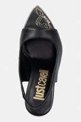 Just Cavalli сандали с отворена пета от кожа (80RA3S56ZPB90899)