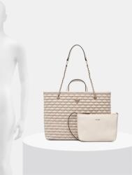 GUESS шопинг чанта дамска от имитация на кожа GIULLY (HWAG96.73290) - answear - 211,21 лв