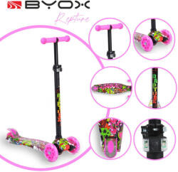 BYOX Rapture roller elöl dupla kerekes pink