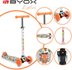 BYOX Rapture roller elöl dupla kerekes narancs