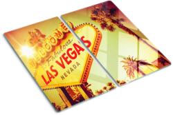 tulup Üveg vágódeszka, Tulup, Las vegas neon, Zöld, 2x30x52 cm, 010010520010000050746 (010010520010000050746)