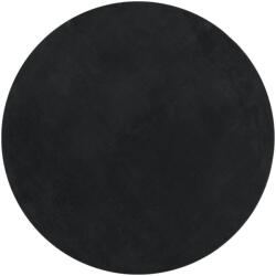 vidaXL HUARTE fekete rövid szálú puha és mosható szőnyeg Ø 100 cm (375123)