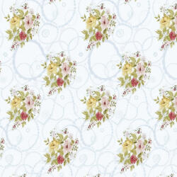 RPX-MAS Fata Masa Pvc - 160g/m2 / 1.37x20m / Mix-flori-gri (46846r) Fata de masa