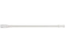 RPX-DUS Bara Perdea Dus Aluminiu - 110-200cm / Alb (46779r) Perdea de dus