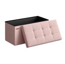 RPX-TAB Taburet Pliabil Depozitare Dublu - 76x38x38cm / Roz (46562r)
