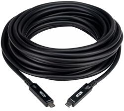 ATEN Aktív optikai USB-C kábel 10m fekete UE3410F-AT (UE3410F-AT)