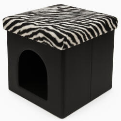 RPX-TAB Taburet Pliabil Culcus Animale - 38x38x38cm / Zebrat (46558r)