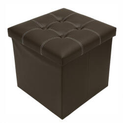 RPX-TAB Taburet Pliabil Depozitare Modern - 38x38x38cm / Brun (46559r)