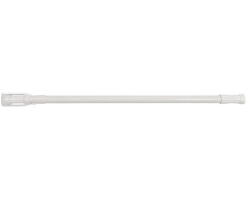 RPX-DUS Bara Perdea Dus Aluminiu - 140-260cm / Alb (46780r) Perdea de dus