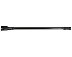 RPX-DUS Bara Perdea Dus Aluminiu - 140-260cm / Negru (46790r) Perdea de dus