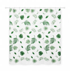 RPX-DUS Perdea Dus 90g / 180x200cm - Model-frunze (46761r) Perdea de dus