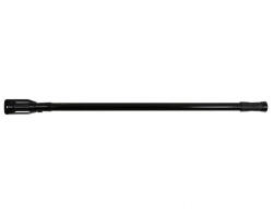 RPX-DUS Bara Perdea Dus Aluminiu - 70-120cm / Negru (46788r) Perdea de dus