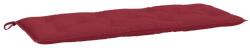 vidaXL bordó oxford szövet kerti padpárna 120 x 50 x 7 cm 1.4 kg (361592)