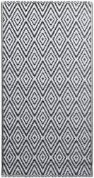 vidaXL fekete-fehér ARAKIL PP kültéri szőnyeg 160 x 230 cm 310430 (310430VidaXL)