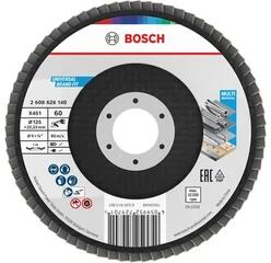 Bosch Disc lamelar pentru slefuit Bosch X451 Conic | 125 mm x 22, 23 mm | Granulatie: 60 | 15 buc (2608626176)