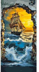 Origami Pictura pe numere 40x80 cm LW5119 (LW5119) Carte de colorat