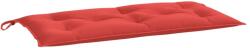 vidaXL piros oxford szövet kerti padpárna 110 x 50 x 7 cm 1.5 kg (361817)