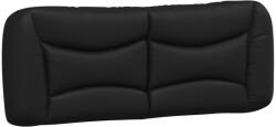 vidaXL fekete műbőr fejtámla párna Hvar 120 cm 374568 (374568)