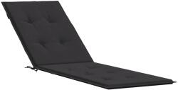 vidaXL fekete nyugágypárna (75+105) x 50 x 4 cm 314180 (314180VidaXL)