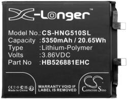 Cameron Sino Honor Magic 5 Pro 5G CAMERON SINO Li-Polymer akku 3, Honor HB526881EHC kompatibilis, FEKETE (CS-HNG510SL)