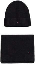 Tommy Hilfiger AM0AM12937 Fekete Egy Méret Sál és Sapka Szett