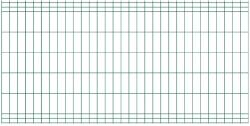 Jarmex H 1230 3D panel RAL 6005 250 cm x 123 cm