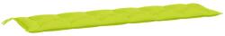 vidaXL élénkzöld oxford szövet kerti padpárna 200 x 50 x 7 cm 2.2 kg (361651)