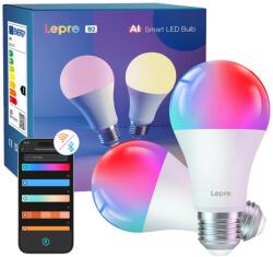  Lepro B2-2 E27 Wi-Fi LED izzó 1100 lm 2 db-os csomag (4894495042036)
