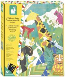 Janod Atelier Set Maxi Pictură cu acuarele Animale de la 6 ani (J07959)
