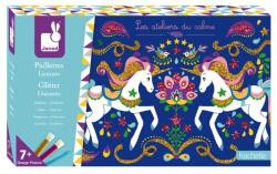 Janod Atelier Unicorn nisip colorat cu sclipici Set Midi (J07883)