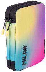 MILAN Penar cu instrumente Milan Sunset - Negru, 2 fermoare (52591) Penar