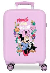 Minnie Mouse Figaro Lila gyermek ABS utazóbőrönd, 50x33x20 cm, 28 l
