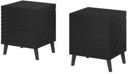 Cama meble Нощно шкафче Cama NOVA 44x40x52 матово черно (NOVA SZF CZ)