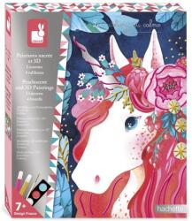 Janod Atelier Set Maxi 3D pictură Unicorni de la 7 ani (J07951)